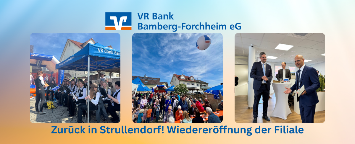 VR Bank feiert Wiedereröffnung